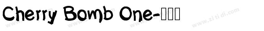 Cherry Bomb One字体转换